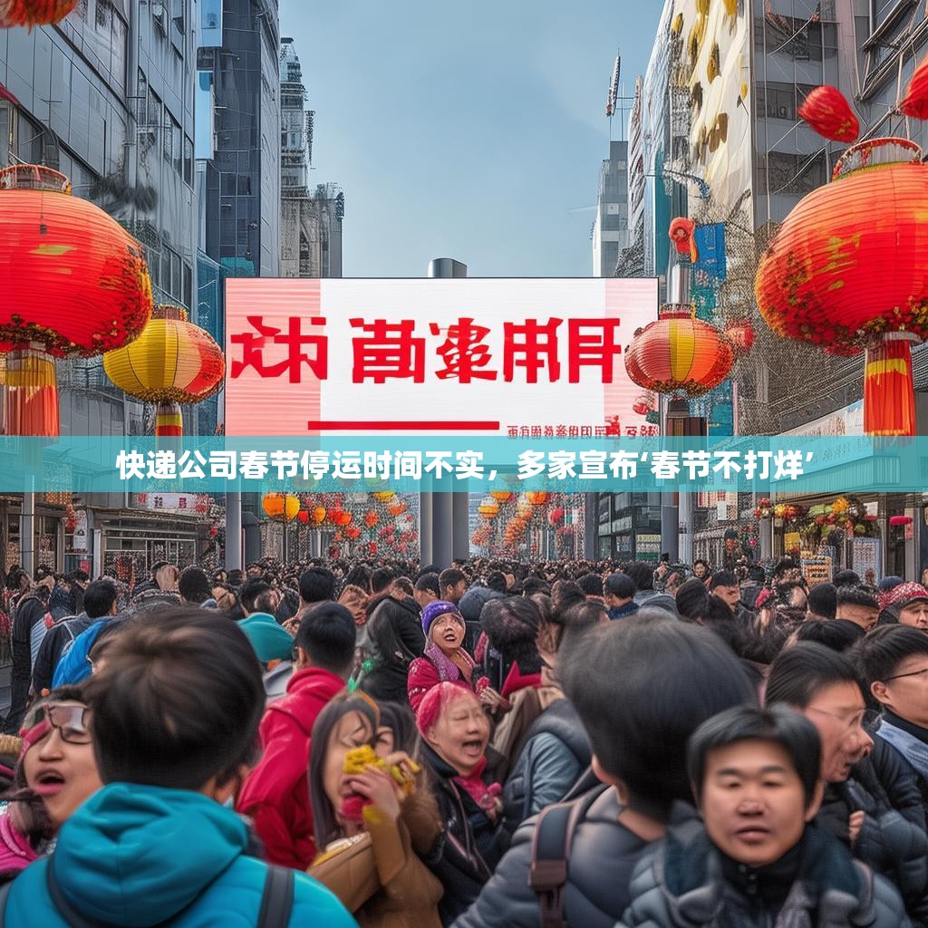 快递公司春节停运时间不实，多家宣布‘春节不打烊’