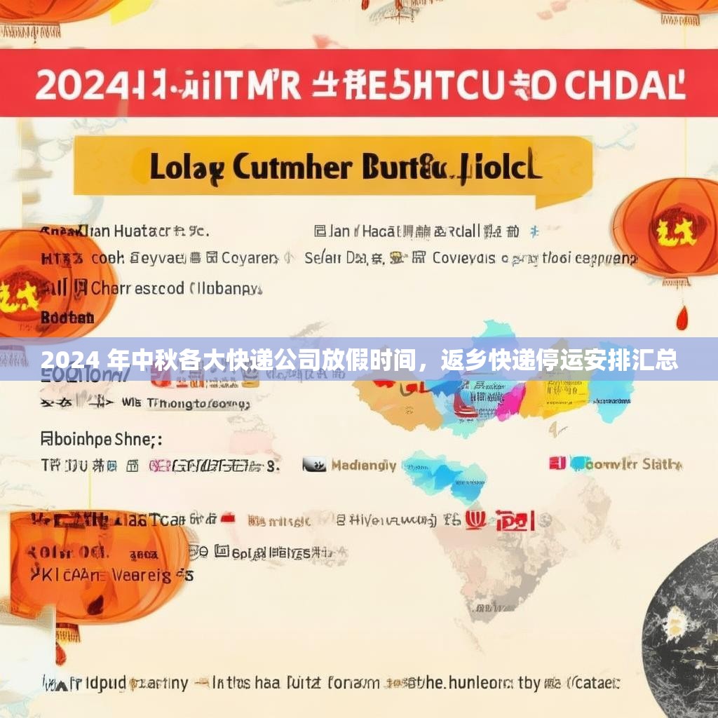 2024 年中秋各大快递公司放假时间，返乡快递停运安排汇总