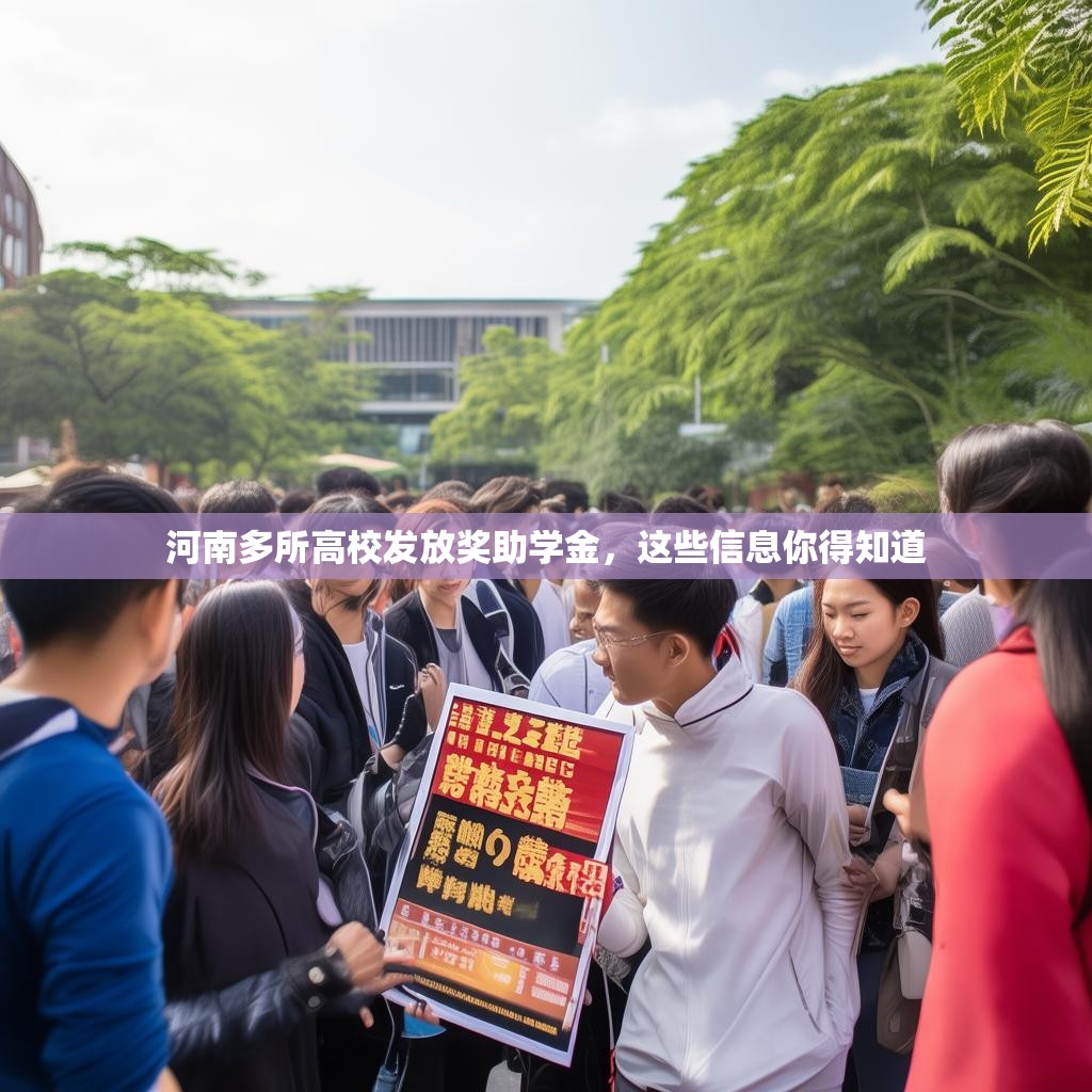 河南多所高校发放奖助学金,这些信息你得知道
