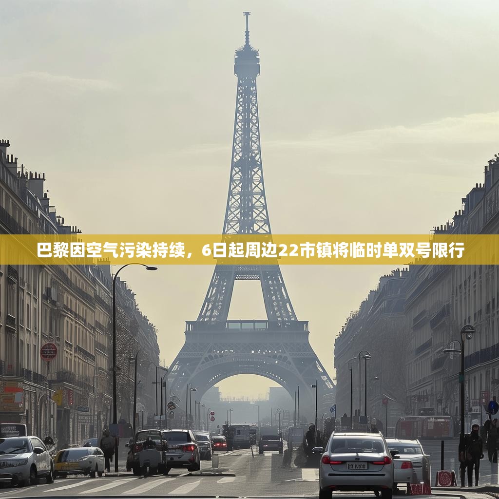 巴黎因空气污染持续，6日起周边22市镇将临时单双号限行