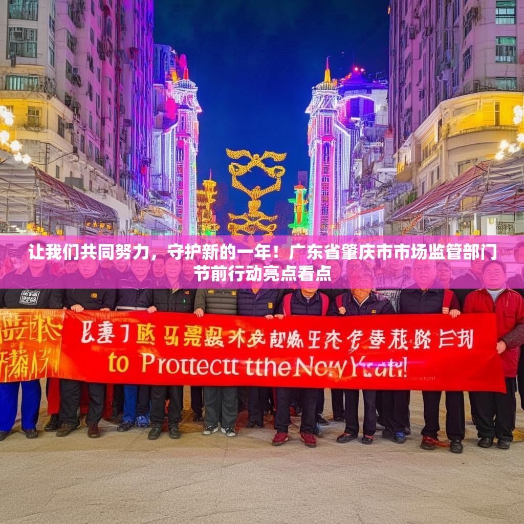 让我们共同努力，守护新的一年！广东省肇庆市市场监管部门节前行动亮点看点