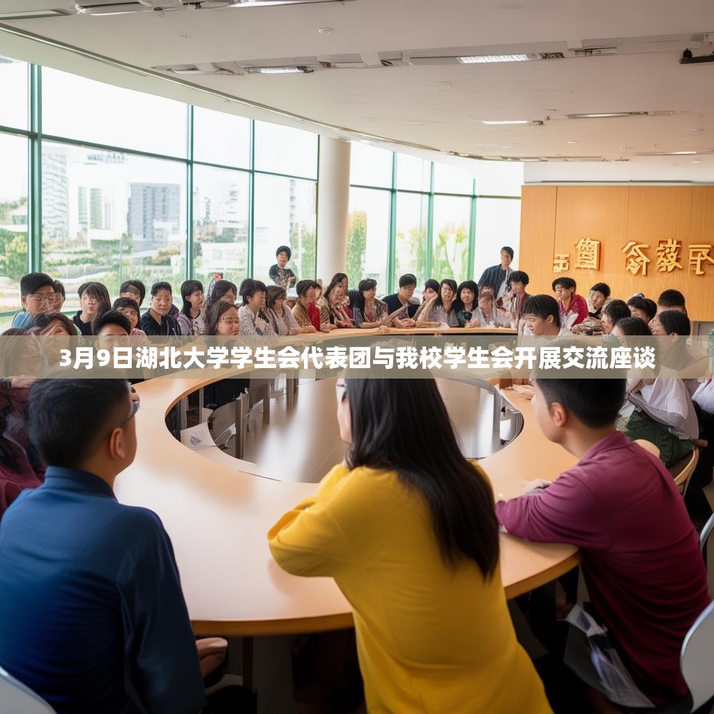 3月9日湖北大学学生会代表团与我校学生会开展交流座谈