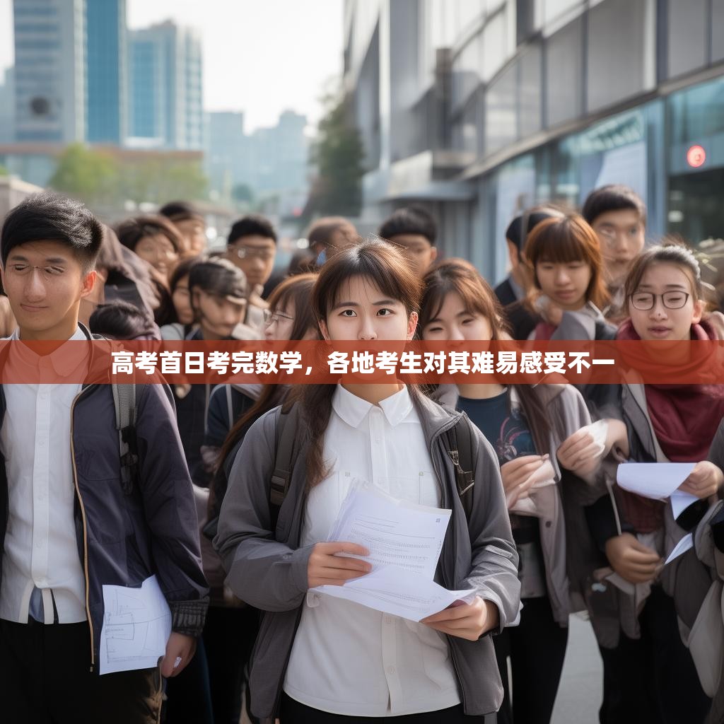 高考首日考完数学,各地考生对其难易感受不一