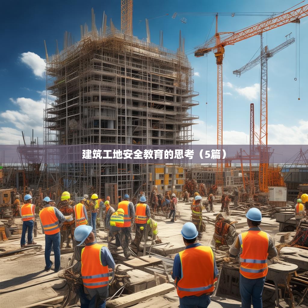 建筑工地安全教育的思考（5篇）
