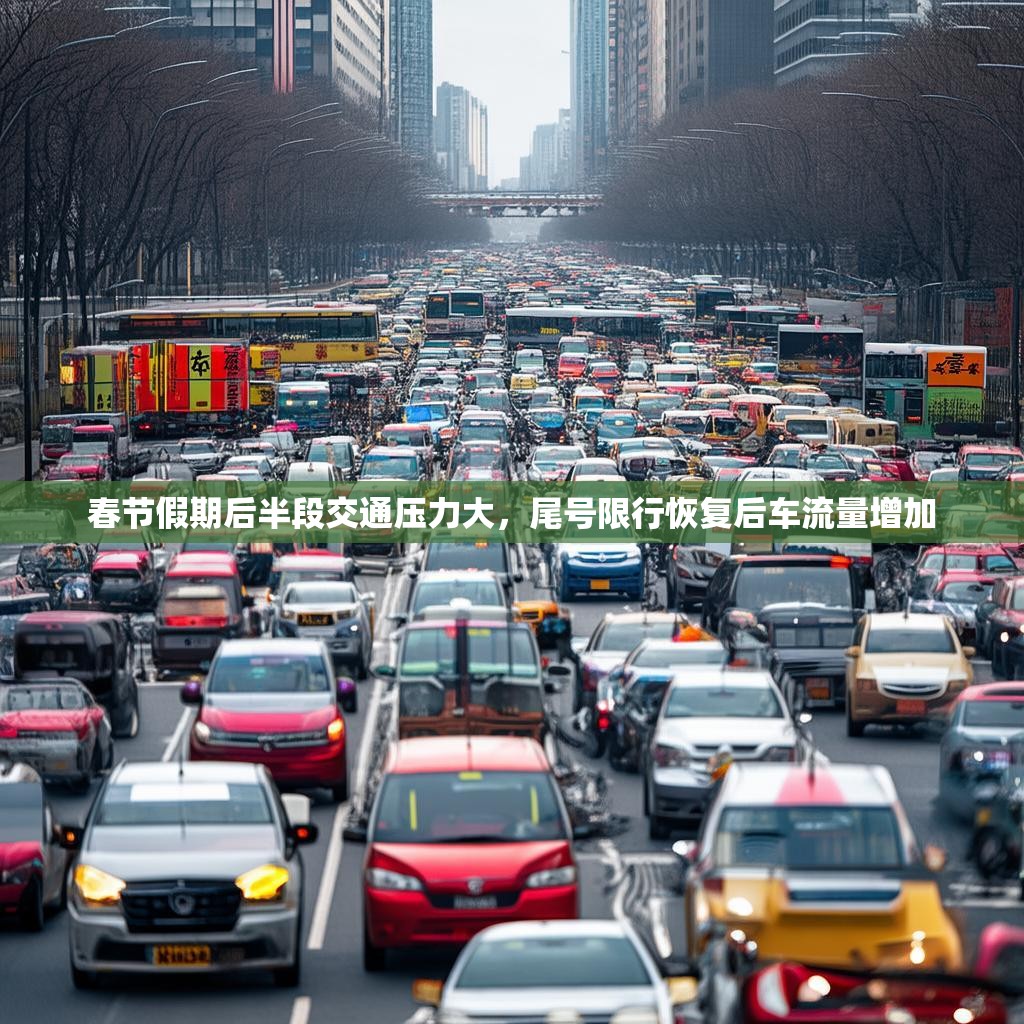 春节假期后半段交通压力大,尾号限行恢复后车流量增加