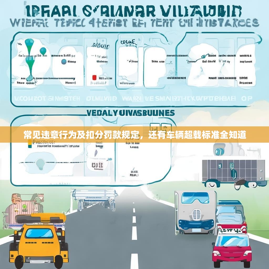 常见违章行为及扣分罚款规定，还有车辆超载标准全知道