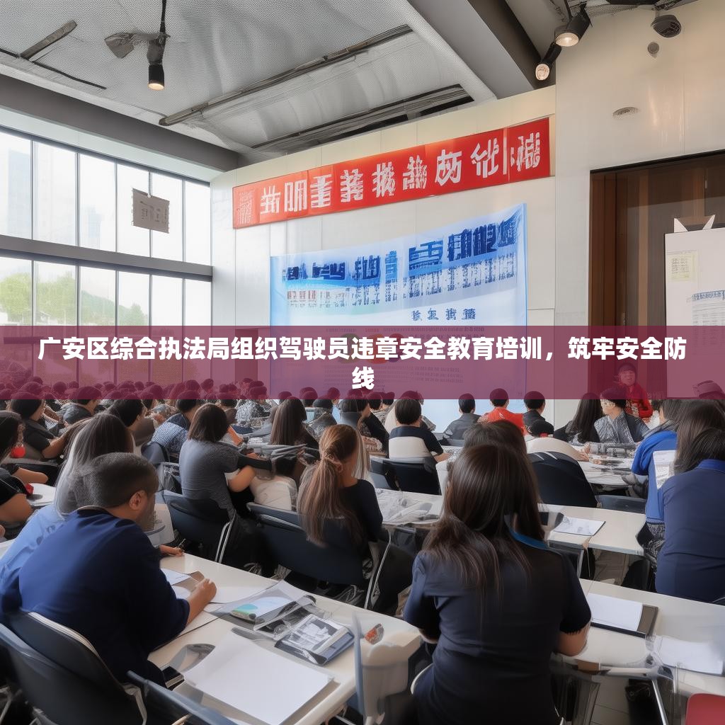 广安区综合执法局组织驾驶员违章安全教育培训，筑牢安全防线