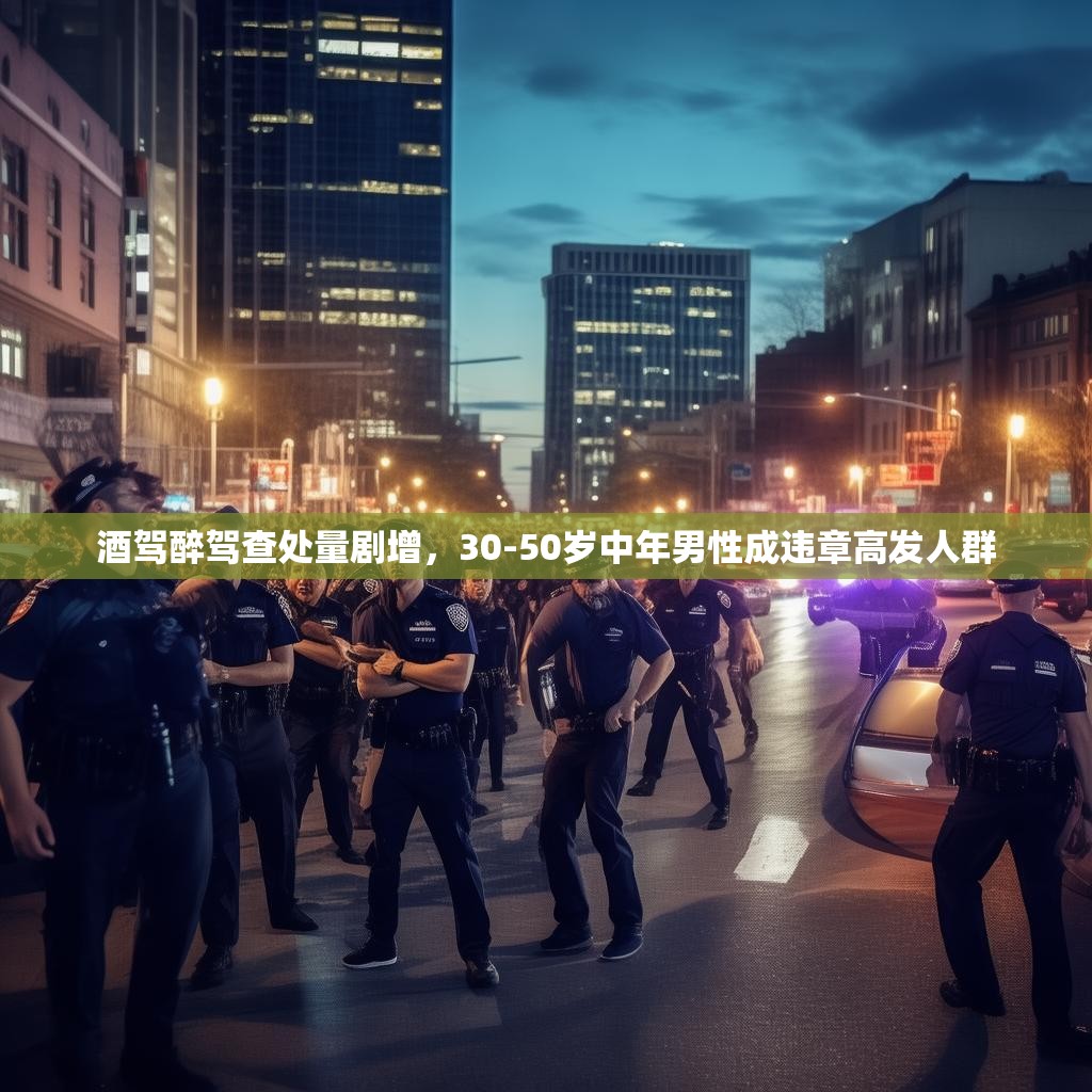 酒驾醉驾查处量剧增，30-50岁中年男性成违章高发人群