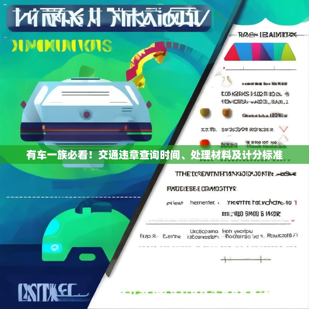 有车一族必看！交通违章查询时间、处理材料及计分标准