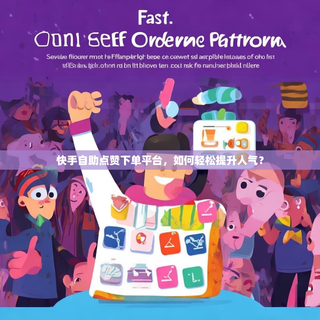 快手自助点赞下单平台,如何轻松提升人气?