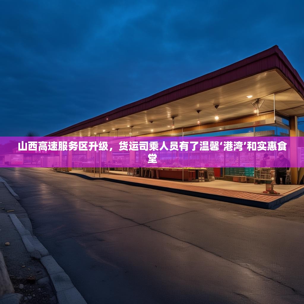 山西高速服务区升级，货运司乘人员有了温馨‘港湾’和实惠食堂