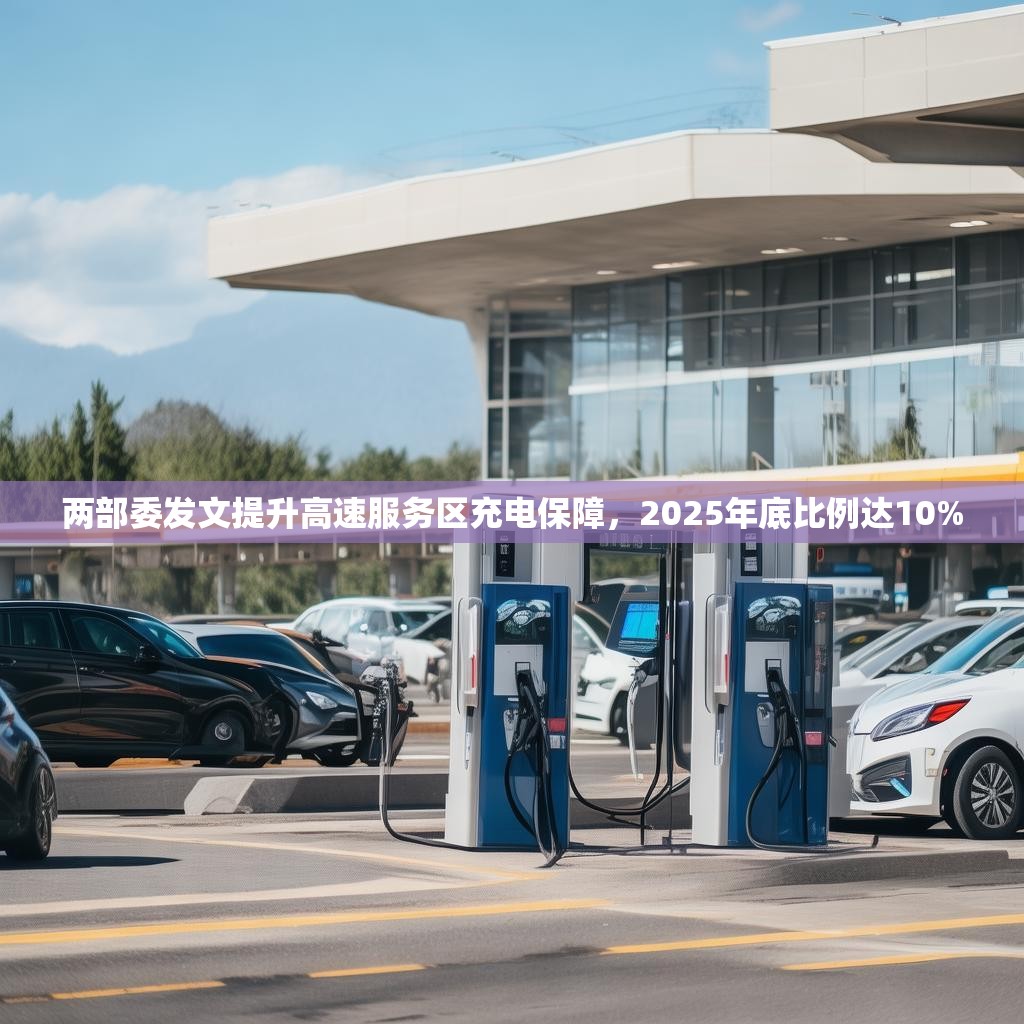 两部委发文提升高速服务区充电保障，2025年底比例达10%