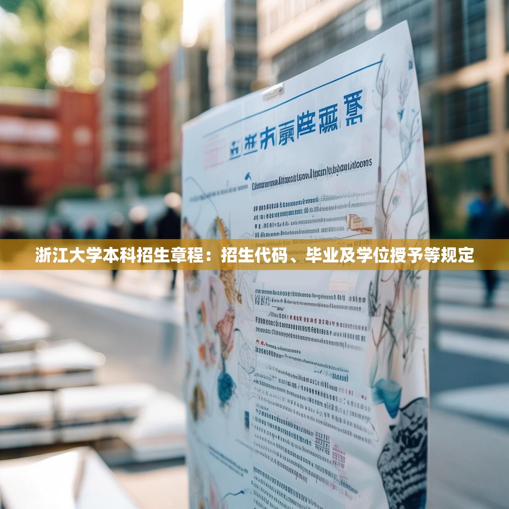 浙江大学本科招生章程：招生代码、毕业及学位授予等规定
