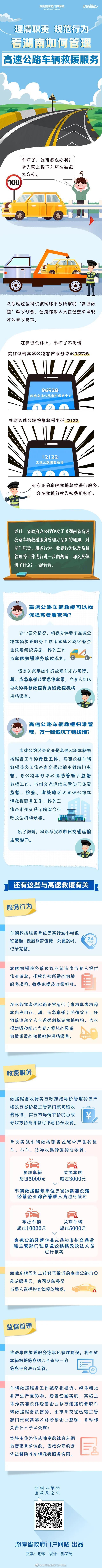 高速救援价高引关注，湖南出台办法规范收费行为
